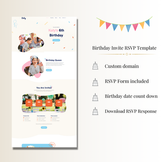 Birthday Invite Template